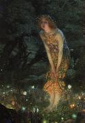 Edward Robert Hughes Midsummer Eve oil painting artist